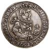 Półtalar, 1630, Toruń; Aw: Półpostać władcy w prawo, trzymającego miecz i jabłko panowania, na pie..
