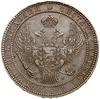 1 1/2 rubla = 10 złotych, 1835 НГ, Petersburg; szeroka korona, po trzeciej i czwartej kępce po dwi..