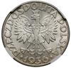 5 złotych, 1936, Warszawa; żaglowiec; Kop. 2962 (R), Parchimowicz 119; pięknie zachowana moneta w ..
