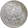 200 złotych, 1982, Szwajcaria; Jan Paweł II; Parchimowicz 316a; srebro próby 750, 27.86 g; mikrory..