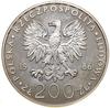 200 złotych, 1986, Szwajcaria; Jan Paweł II; Parchimowicz 316f; srebro próby 750, 28.23 g; stemple..
