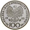 100 złotych, 1982, Szwajcaria; Jan Paweł II; Parchimowicz 294b; srebro próby 750, 14.25 g; stemple..