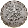 100 złotych, 1986, Szwajcaria; Jan Paweł II; Parchimowicz 294e; srebro próby 750, 14.07 g; stemple..