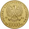 10.000 złotych, 1982, Szwajcaria; Jan Paweł II – popiersie 3/4 w lewo z krzyżem; Fr. 128, Parchimo..