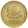 2.000 złotych, 1988, Warszawa; moneta wybita z o