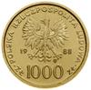 1.000 złotych, 1988, Warszawa; moneta wybita z o