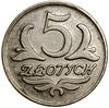5 złotych, bez daty (1922–1939); Bartoszewicki 194.7 (R8b), Jakubowski 241.1 (R8b), Niemirycz 255;..