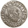 Grosz, 1535, Królewiec; końcówka legendy rewersu PRVS; Kop. 3777, Slg. Marienburg 1158, Voss. 1348..