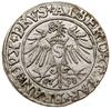 Grosz, 1535, Królewiec; końcówka legendy rewersu PRVS; Kop. 3777, Slg. Marienburg 1158, Voss. 1348..