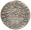 Grosz, 1550, Królewiec; końcówka napisu PRVSS; Kop. 3793 (R), Slg. Marienburg 1207, Voss. 1401; ni..