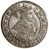 Ort, 1624, Królewiec; popiersie księcia w płaszczu elektorskim, znak menniczy na awersie, końcówka..