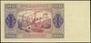 Próba kolorystyczna banknotu 100 złotych, 1.07.1948; bez oznaczenia serii i numeracji, dwustronna ..