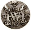 Medal pamiątkowy, 1571 (?); Aw: Popiersie w lewo, z krótkimi włosami i zarostem, w kaftanie z wyso..