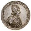 August II i Widukind, 1699, medal autorstwa Martina Heinricha Omeisa, Drezno; Aw: Popiersie ukoron..