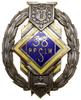 Oficerska Odznaka Pamiątkowa 38. Pułku Piechoty Strzelców Lwowskich, od 1930; Wieniec, w którym ro..
