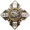 Oficerska Odznaka Pamiątkowa 58. Pułku Piechoty, od 1929; Krzyż, na ramionach którego 58 - P.P. i ..