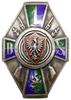 Oficerska Odznaka Pamiątkowa 1. Batalionu Strzelców, od 1931; Krzyż, na ramionach 1 - B - S - Gryf..