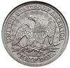 50 centów, 1858 O, Nowy Orlean; typ Seated Liberty, odmiana ze strzałami i promieniami (Arrows & R..