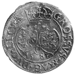 grosz 1581, Wilno, j.w., Kop.II.2 -RRR-, Gum.749