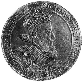 5 dukatów 1614, Gdańsk, Aw: Popiersie króla w oz