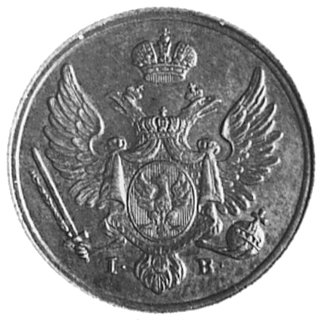 3 grosze 1826 z miedzi krajowej, Warszawa, Aw: H