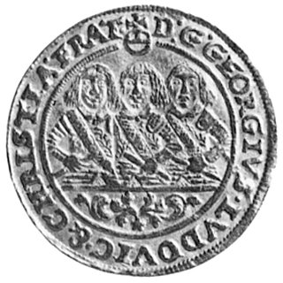 dukat 1659, Brzeg, Aw: Popiersie Jerzego III Brz