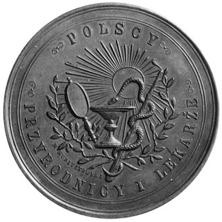 medal sygnowany M KURNATOWSKI, wybity w 1884 rok