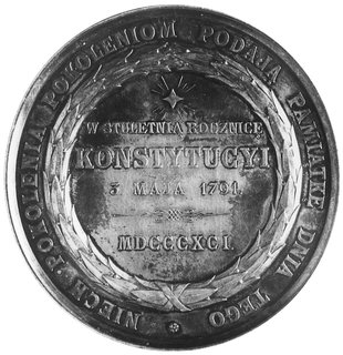 medal sygnowany L.CHR. LAUER, NURNBERG, wybity w