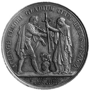 medal sygnowany G.LOOS, H.GUBE FEC, wybity w 182