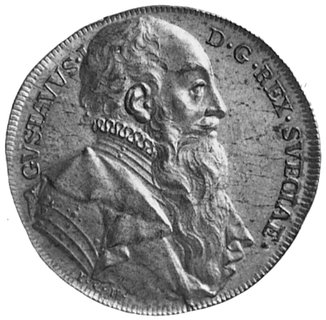 medal sygnowany I.C.H. (Johann Carl Hedlinger- medalier sztokholmski) wybity w 1744 roku, Aw: PopiersieGustawa Wazy i napis, Rw: Napis w 12 wierszach, brąz 31,0 mm, 13,56 g.