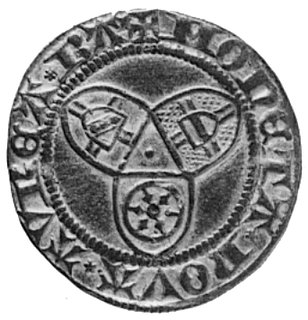 Ludwik IV 1436-1449, Goldgulden b.d., Aw; Tarcza