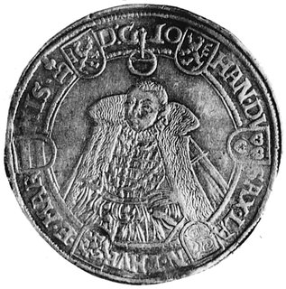 Fryderyk Wilhelm i Jan III 1573-1602, talar 1583, Aw: Półpostać Fryderyka Wilhelma i napis, Rw: PółpostaćJana i napis, Dav.9770