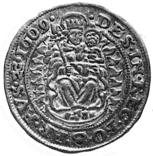 Mateusz II 1611-1619, dukat 1609, Krzemnica, Aw: