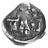 margrabiowie askańscy, denar, Aw: Margrabia i cztery rozety, Rw; Dwa ptaki i lilia, Bahr.56, 0,62 g.