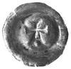 brakteat; Krzyż prosty stojący na łuku, Gum.37 {odmiana bez gwiazdek), 0,22 g.