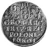 trojak 1601, Kraków, Aw: Popiersie w prawo i napis, Rw: j.w., Kop.LIVK.2 -R-, Wal.XCII