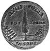 dwugrosz 1727, Drezno, Aw: Napis, Rw: Cyprys i napis, Kop.232.I -R-, Merseb.- , moneta wybita z ok..