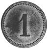 moneta zastępcza majątku Jankowice, Aw: j.w., Rw: Nominał 1, Sikorski str.34 typ2 R7, cynk kadmowany