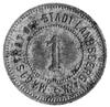 moneta zastępcza Magistratu Landsberg (Gorzów Wielkopolski), Aw: Nominał 1 i napis, Rw: Nominał1 i..