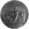 medal sygnowany I P Holzhaeusser F., wybity w 1766 roku upamiętniający reformę monetarną, dedykowa..