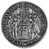 medal nie sygnowany XVII w., Aw: Sześć postaci otaczających ołtarz na którym cztery serca i wokół ..