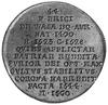 medal sygnowany I.C.H. (Johann Carl Hedlinger- medalier sztokholmski) wybity w 1744 roku, Aw: Popi..