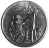medal sygnowany HERMENIG HAMERANVS, wybity w początkach XVIII wieku, Aw: Popiersie KlemensaXI i na..