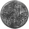 medal sygnowany HAMERANVS F., wybity w 1728 roku, Aw: Popiersie Benedykta XIII i napis, Rw:Procesj..