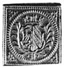 1/4 dukata (1700)- klipa, Aw: Baranek na globie, Rw: Herb Norymbergi, Fr.1889, 0,89 g.