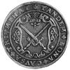 August 1553-1586, talar 1567, Drezno, Aw: Tarcza herbowa i napis, Rw: Napis w dziewięciu wierszach..