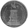 Aleksander II 1855-1881, rubel 1859; pomnik Mikołaja I, Dav.290, moneta oczyszczona