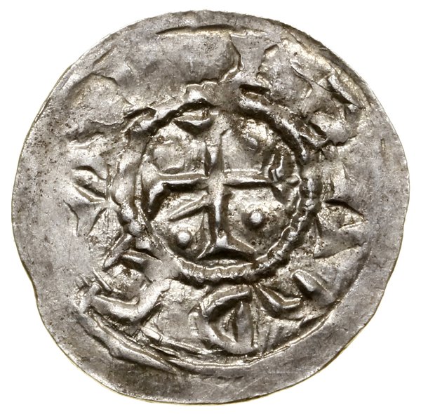 Denar, bez daty (1113–ok. 1120), Kraków; Aw: Św.