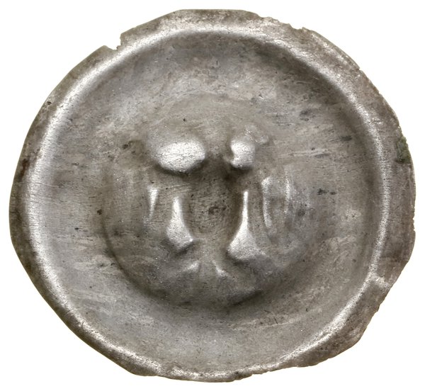 Brakteat, XIII–XIV w.; Orzeł heraldyczny w prawo