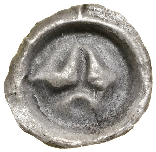 Brakteat, XIII–XIV w.; Strzała na szerokiej krok